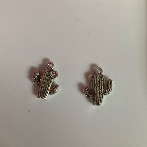 Necklace bracelet, charm, pendants, cactus
No chain included